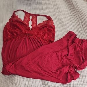 Thalia Sodi Red Lace Chemise Set Xl